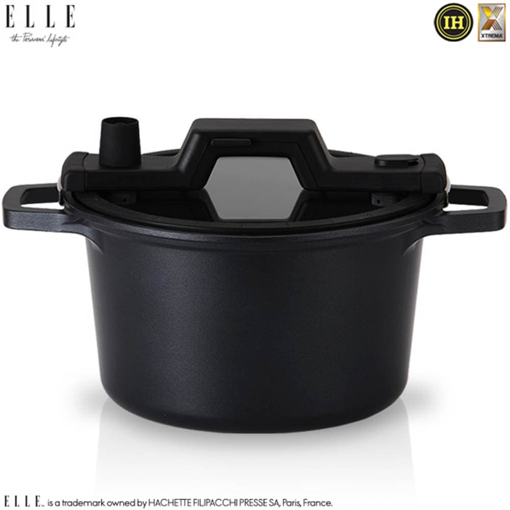 [엘르] 샤누아 IH 24cm 깊은 저압냄비(인덕션 겸용)ECC-1101