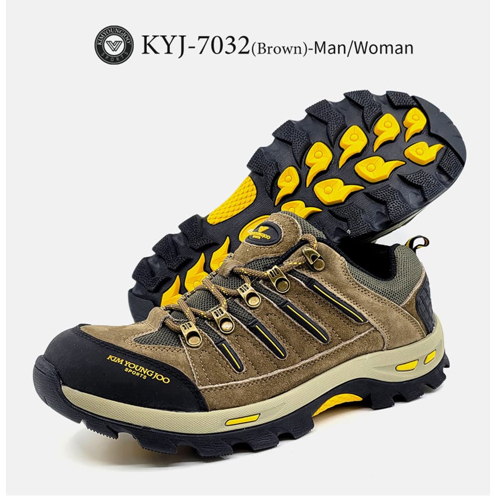 김영주스포츠 천연가죽 아일렛 트레킹화 KYJ-7032
