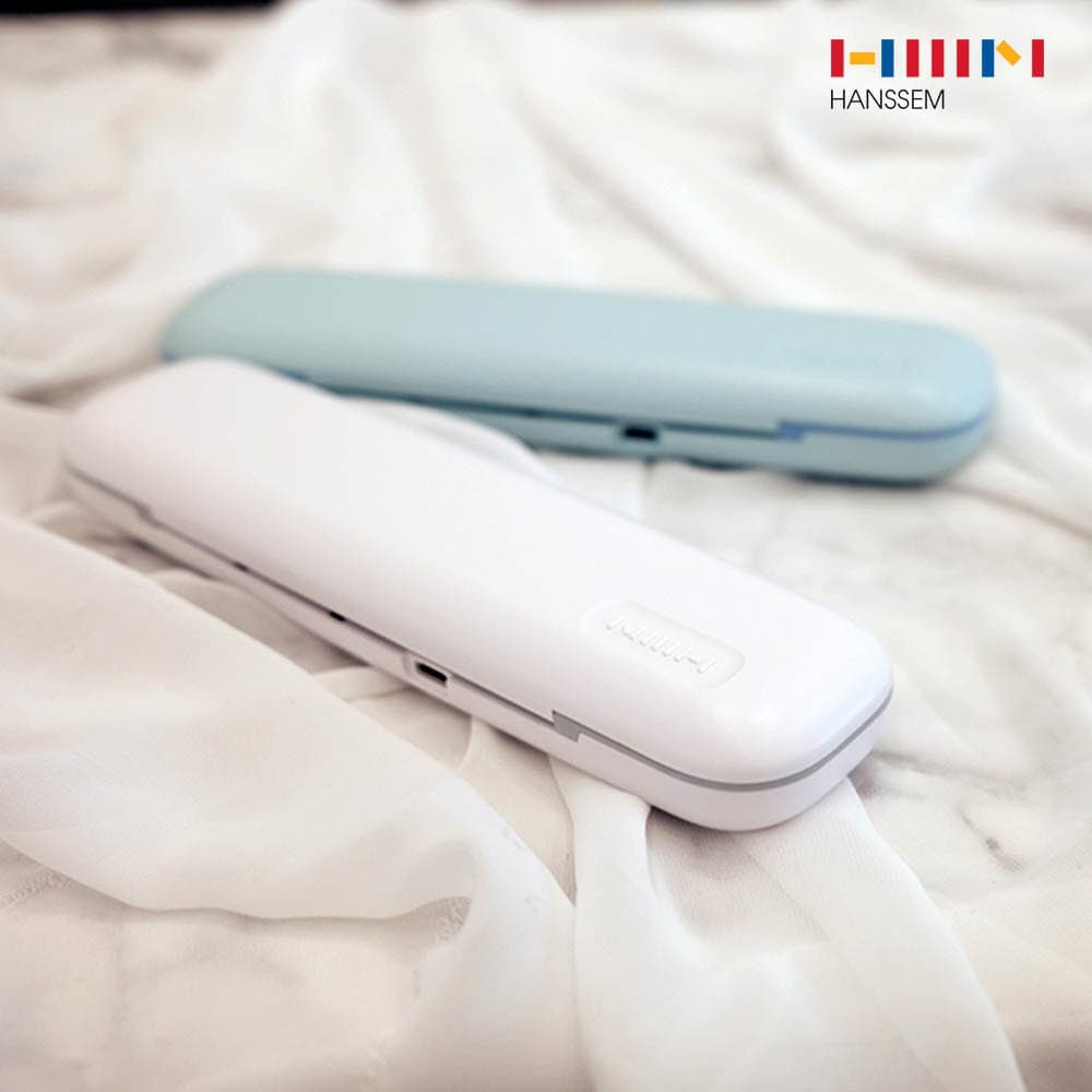 한샘 뿔링뿔링 칫솔살균기 건전지식 HST-51CL (건전지 & USB 사용 겸용)