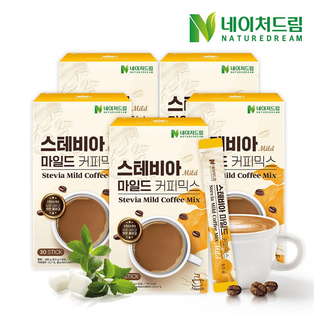 네이처드림 스테비아 믹스커피 5세트 (150포)