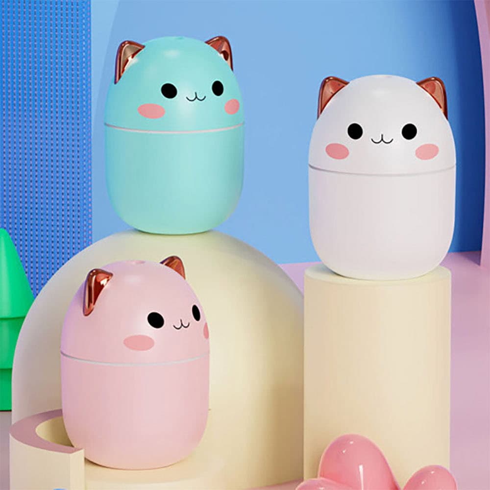 유니영 USB 미니캣 가습기 무드등 200ml