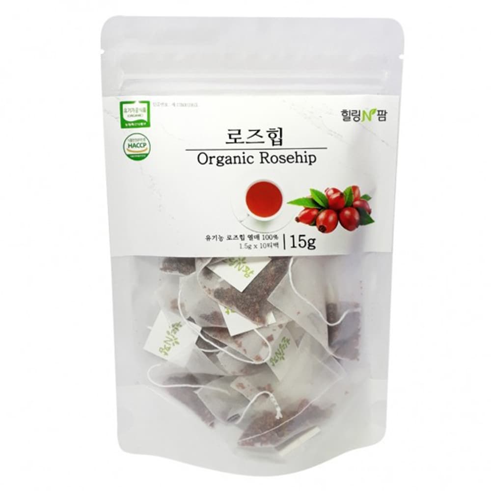 힐링앤팜 유기농 로즈힙 1.5gx10t