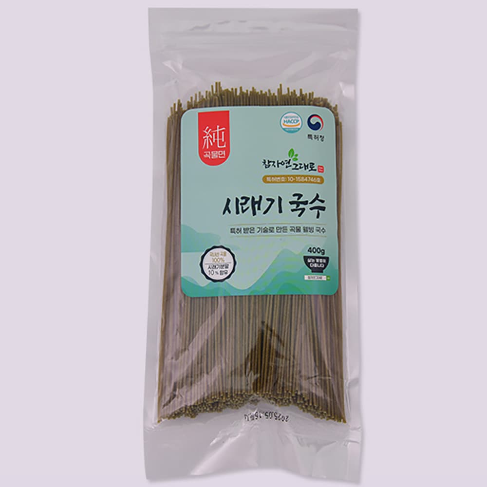 참자연그대로 100% 곡물국수 400g 시래기