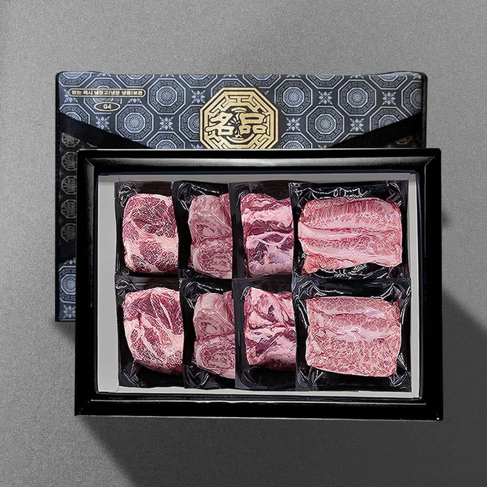 [기품맛담] 이베리코베요타 1.6kg 선물세트 2호(목4/눈4/악4/항4)