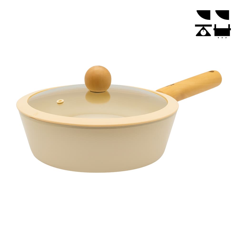 [공간주방] 샌디 IH 인덕션 궁중팬 24cm(뚜껑포함)
