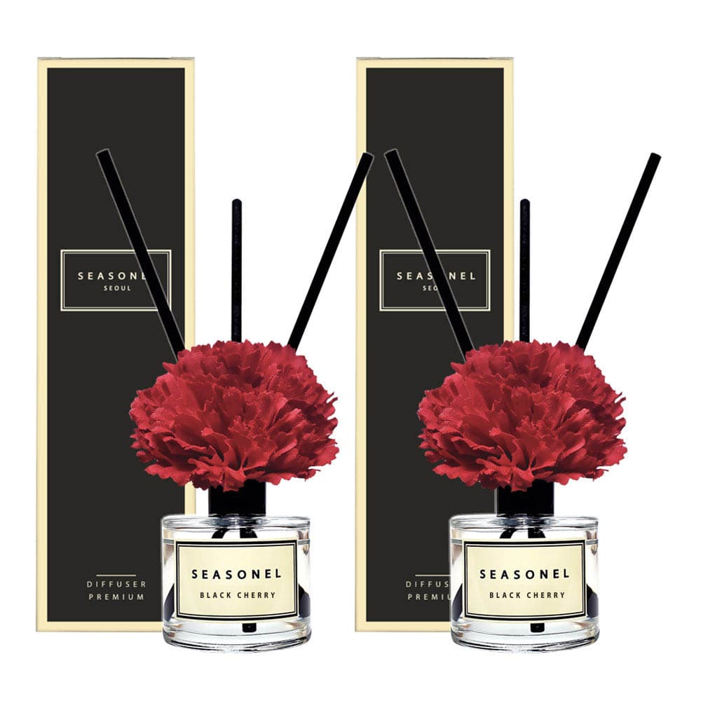 시즈넬 플라워 디퓨저 50ml 더블 선물세트 카네이션_레드