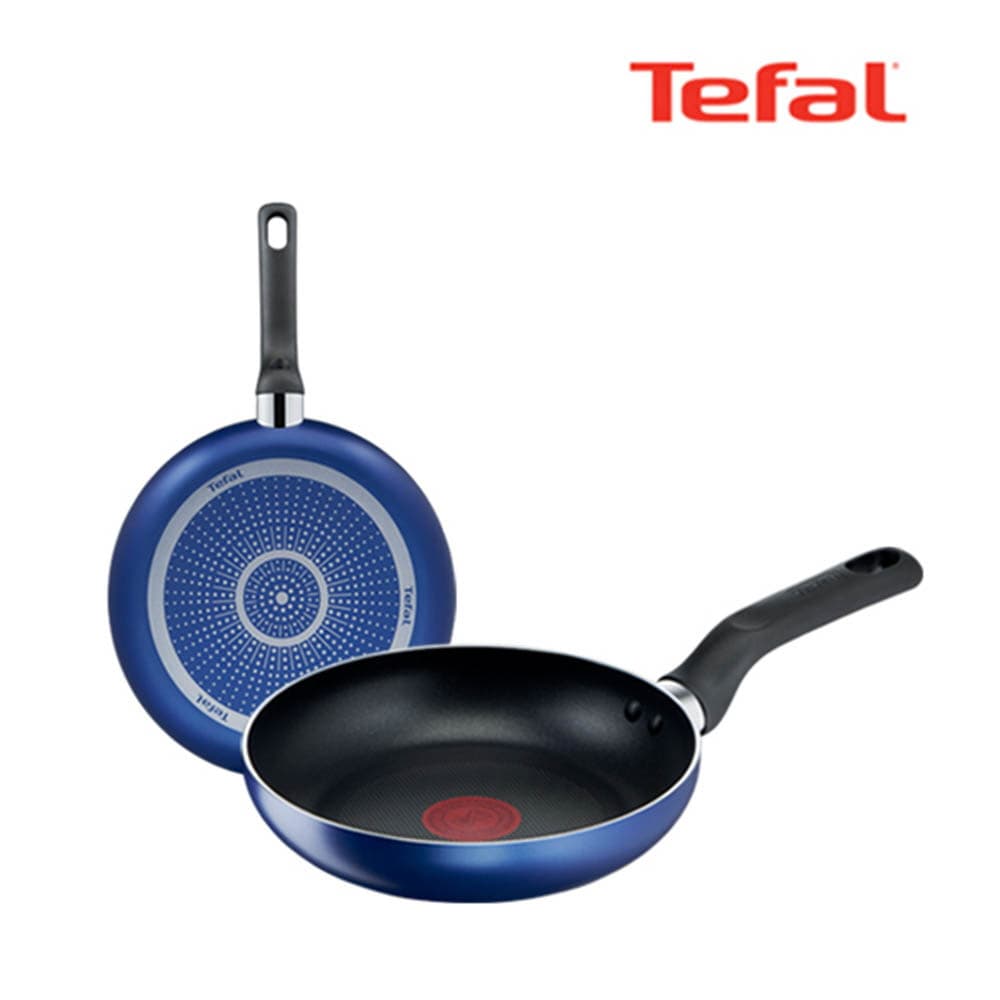 테팔 팬&냄비 PTFE 미드나잇 블루 2종세트 (프라이팬 20cm + 24cm)