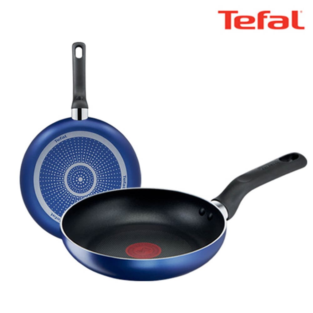 테팔 팬&냄비 PTFE 미드나잇 블루 2종세트 (프라이팬 24cm + 26cm)