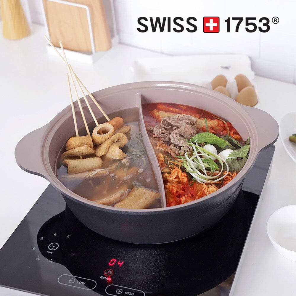 스위스1753 피노 인덕션 세라믹 반반냄비(28cm)