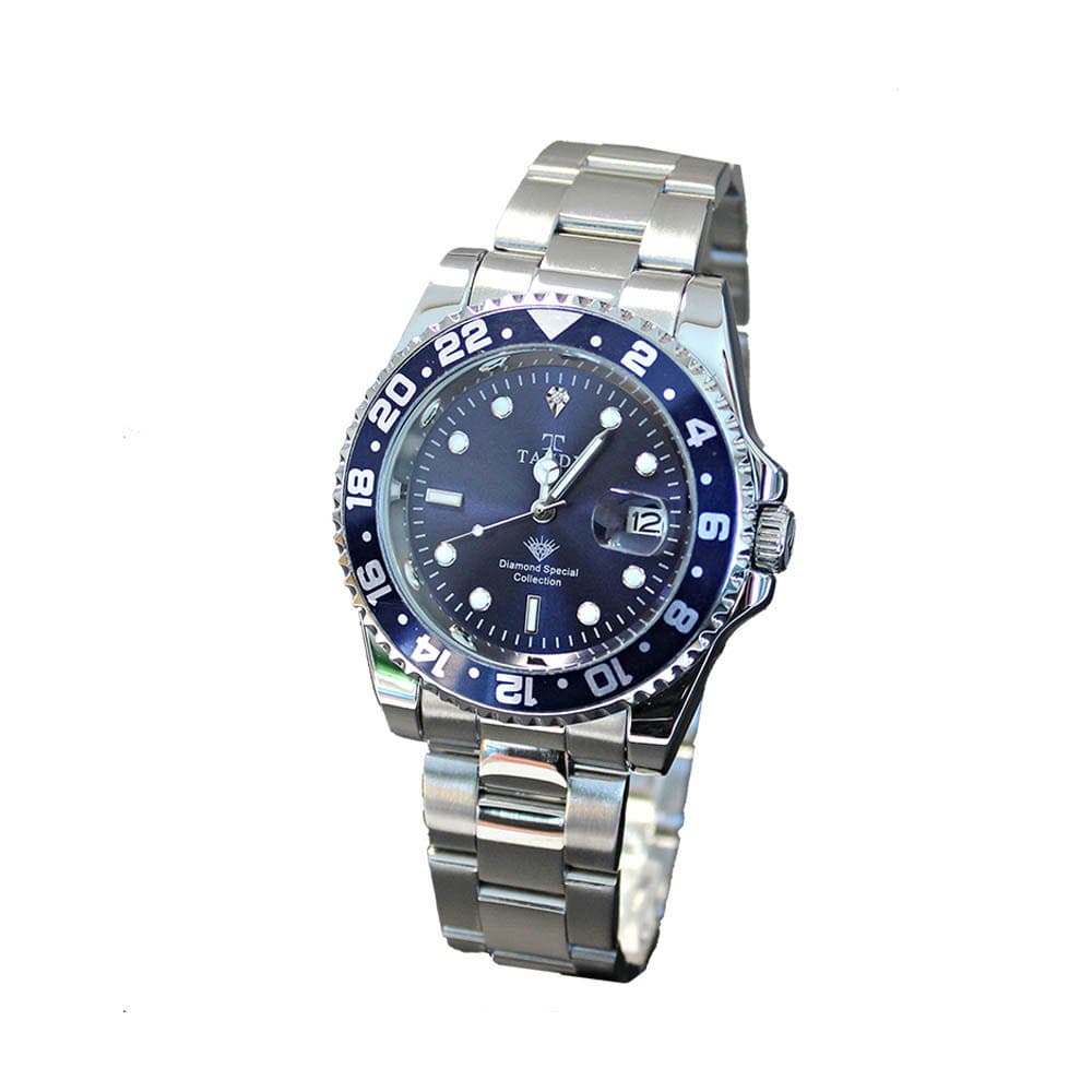 탠디 남여공용 메탈 손목시계 DIA-3922 BLUE
