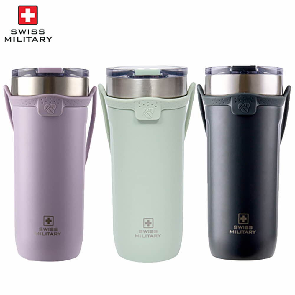 스위스밀리터리 스트랩 텀블러 710ml (웜그레이/애플민트/라벤더 택1) OKK-TS710