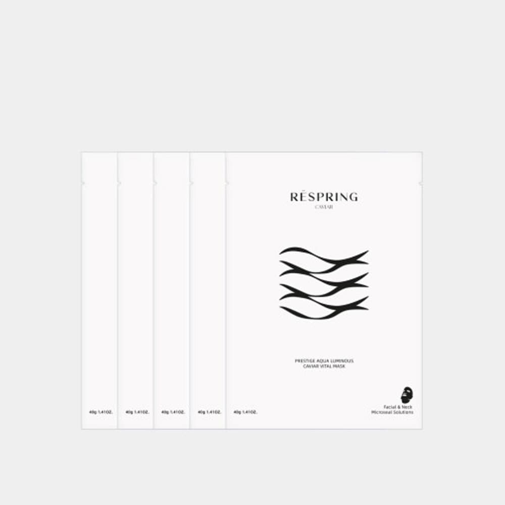 리스프링 물광 캐비어 마스크 5매입