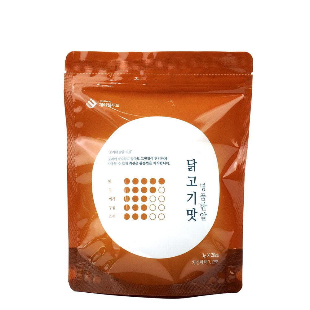제이웰푸드 명품한알 닭고기맛 60g (3g x 20ea)