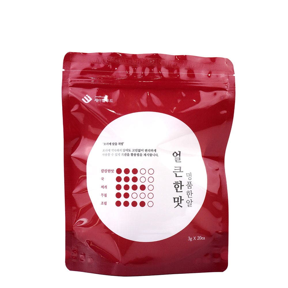 제이웰푸드 명품한알 얼큰한맛 60g (3g x 20ea)