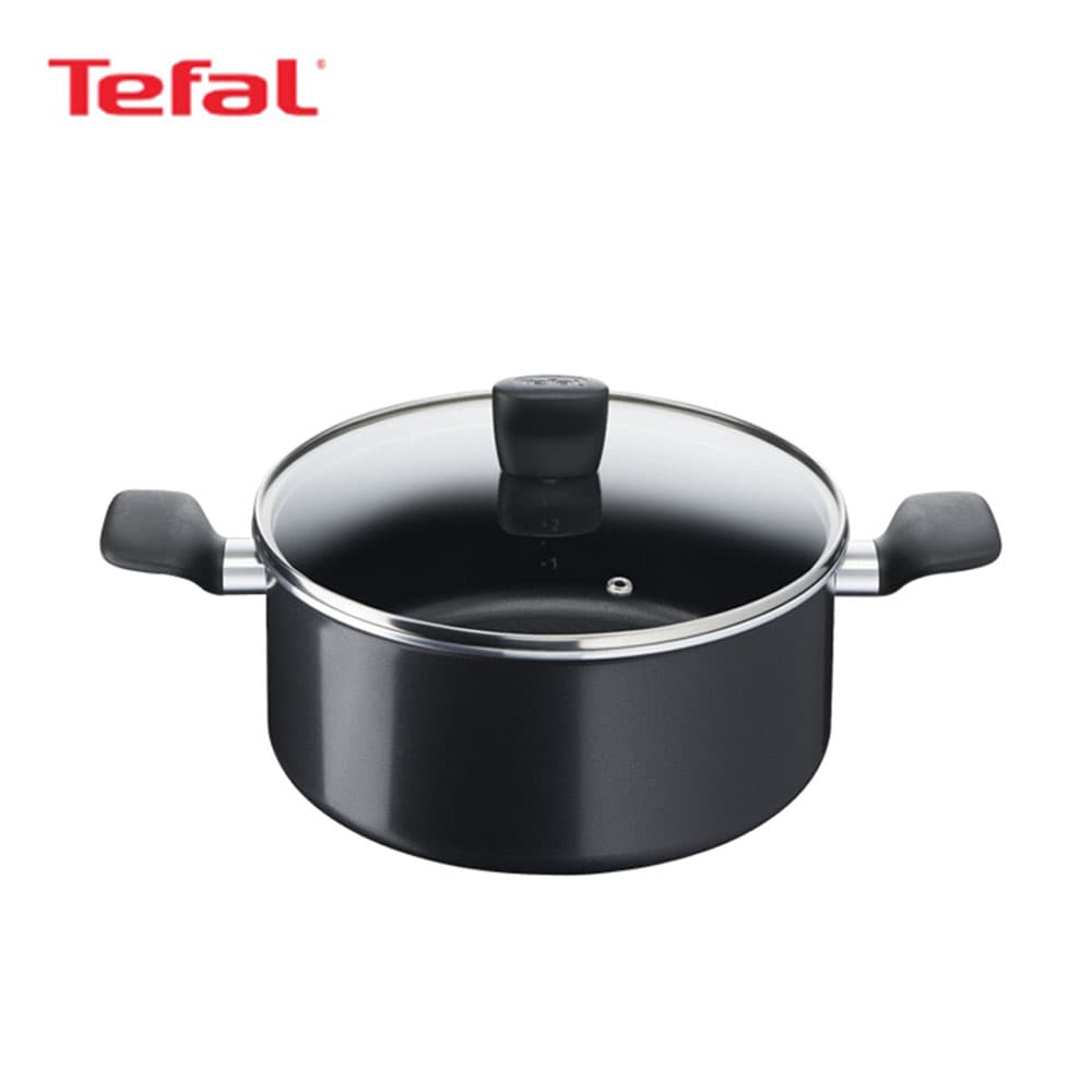 테팔 스탠다드블랙 인덕션 양수냄비 24cm JS-SBIHSPT24