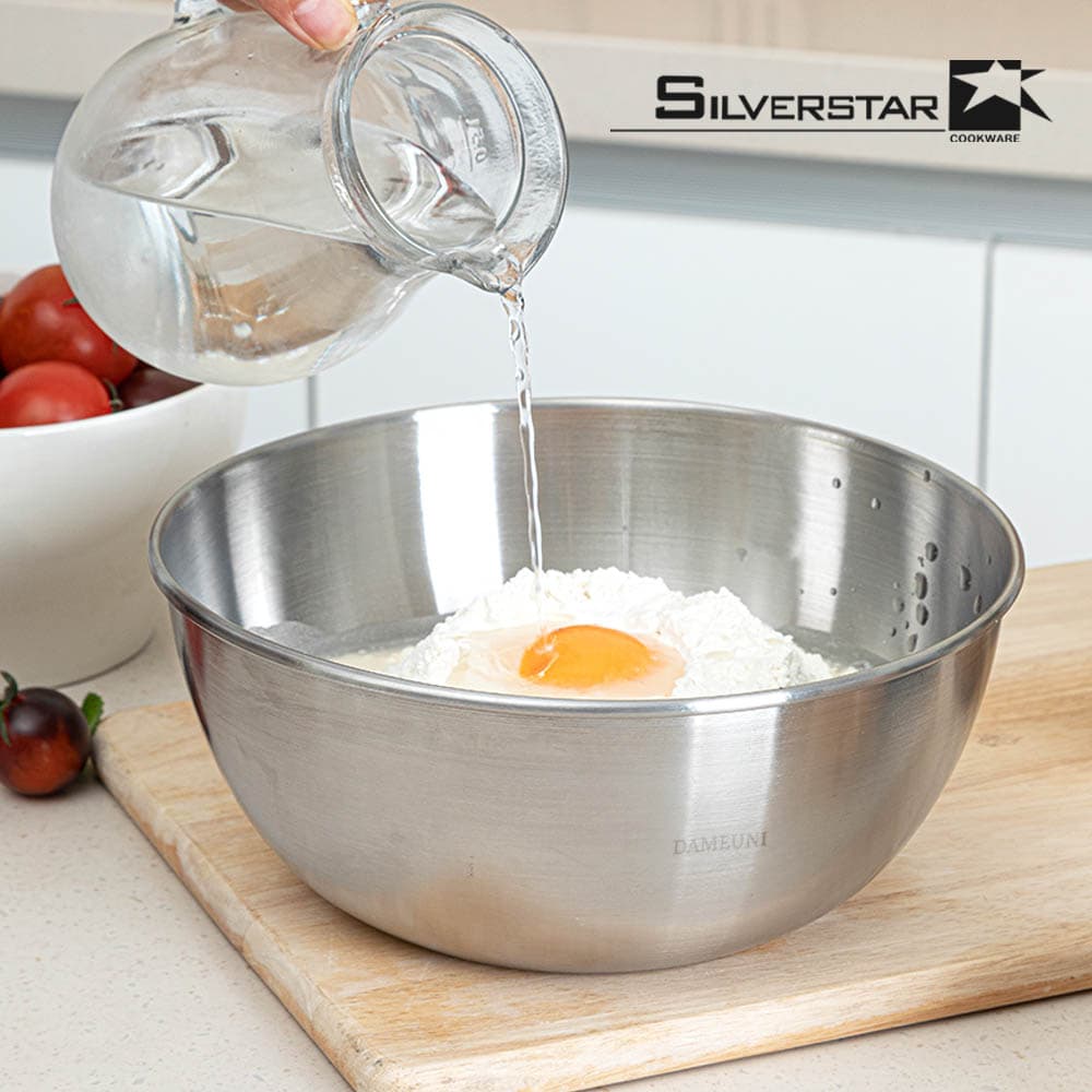 본 스텐 믹싱볼 채반 2P 세트 21cm(믹/채)
