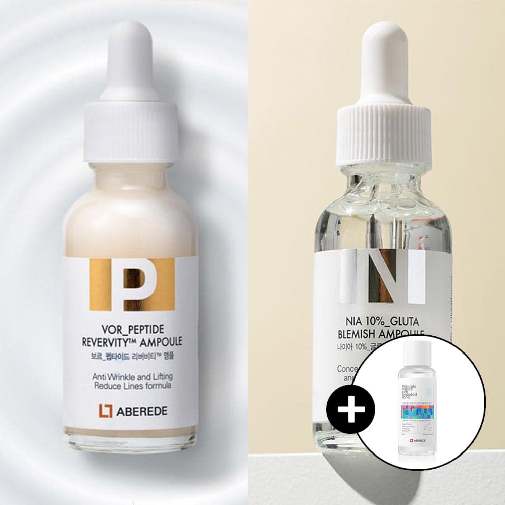 아베르데 보르펩타이드 + 나이아10% 글루타 블레미쉬 앰플 2종세트 ( 프린서플 토너 증정)
