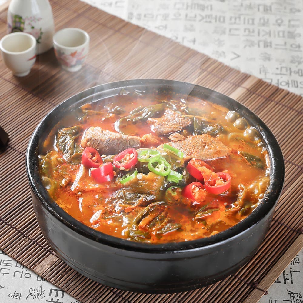 전국 120개 프렌차이즈 맛집 정통 가마솥 수제 얼큰소고기국밥 630g
