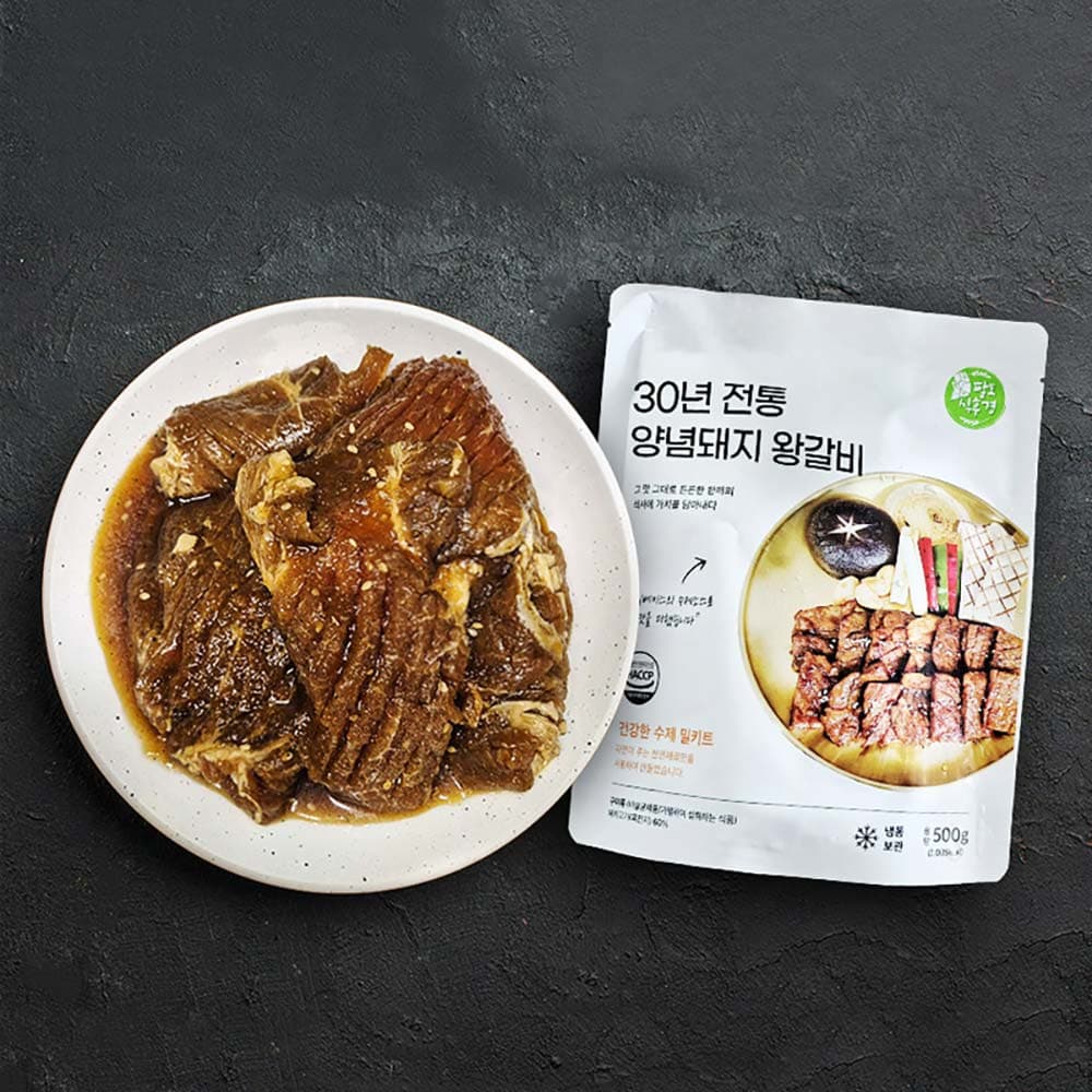 팔도식후경 30년 전통 양념돼지 왕갈비 500g _ 2팩