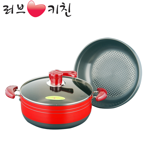 러브키친 웰빙찜기냄비 26cm 상세이미지