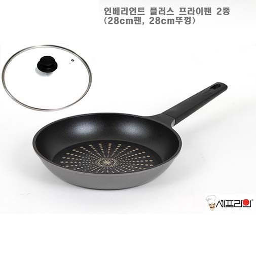 셰프라인 인베리언트 플러스 프라이팬 2종(28팬,28뚜껑) 상세이미지