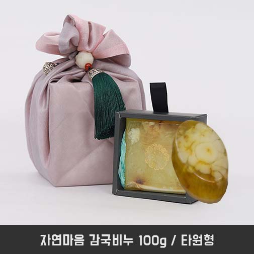 자연마음 감국비누 100g / 타원형 상세이미지