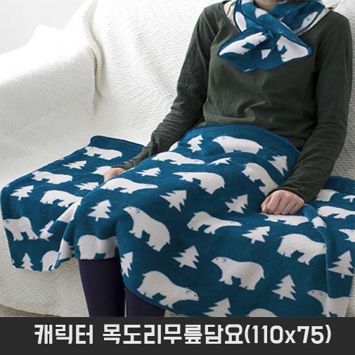 캐릭터 목도리무릎담요(110x75) 상세이미지