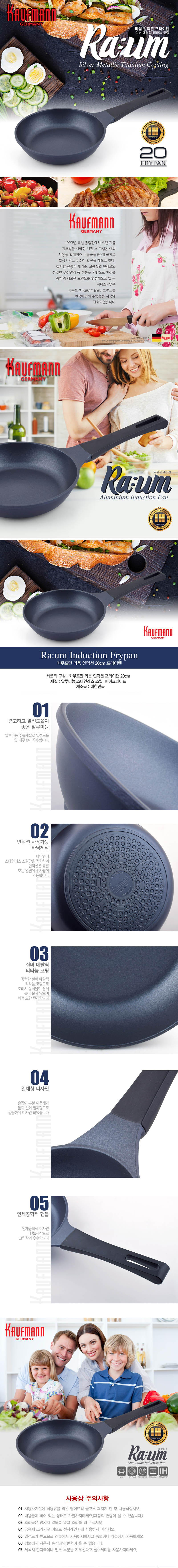 독일 카우프만 라움 IH 주물 후라이팬 20cm 상세이미지