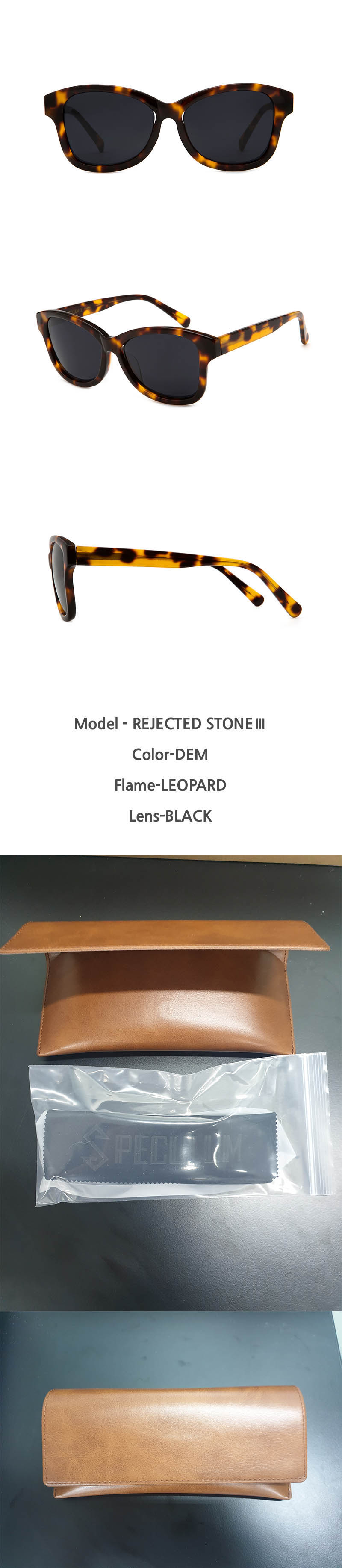 스페쿨룸 선글라스 REJECTED STONEⅢ DEM 상세이미지