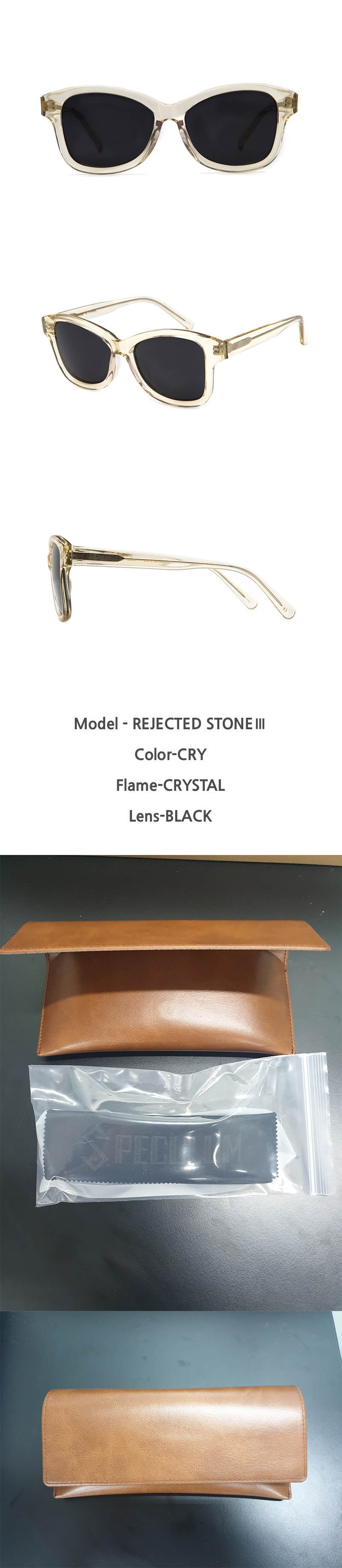 스페쿨룸 선글라스 REJECTED STONEⅢ CRY 상세이미지