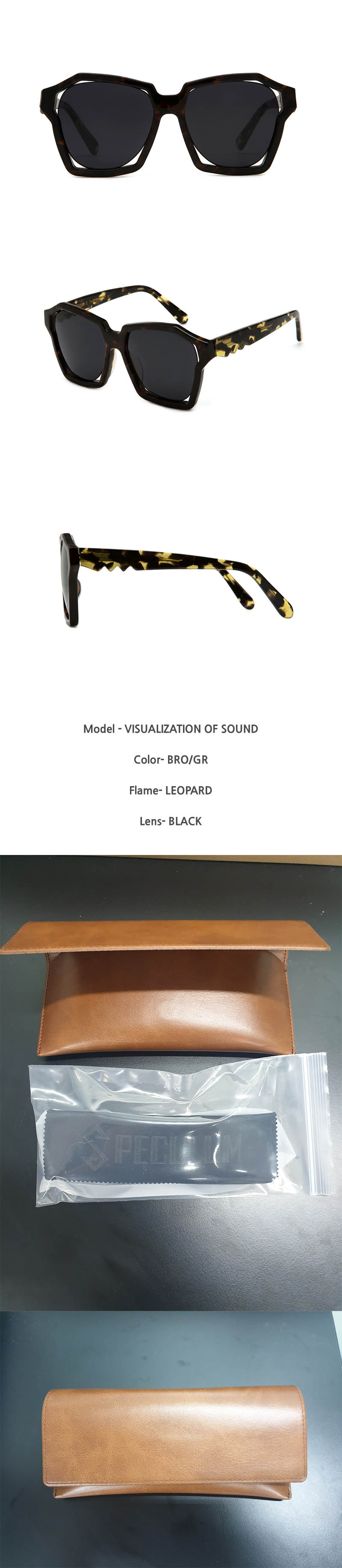 스페쿨룸 선글라스 VISUALIZATION OF SOUND BRO/GR 상세이미지