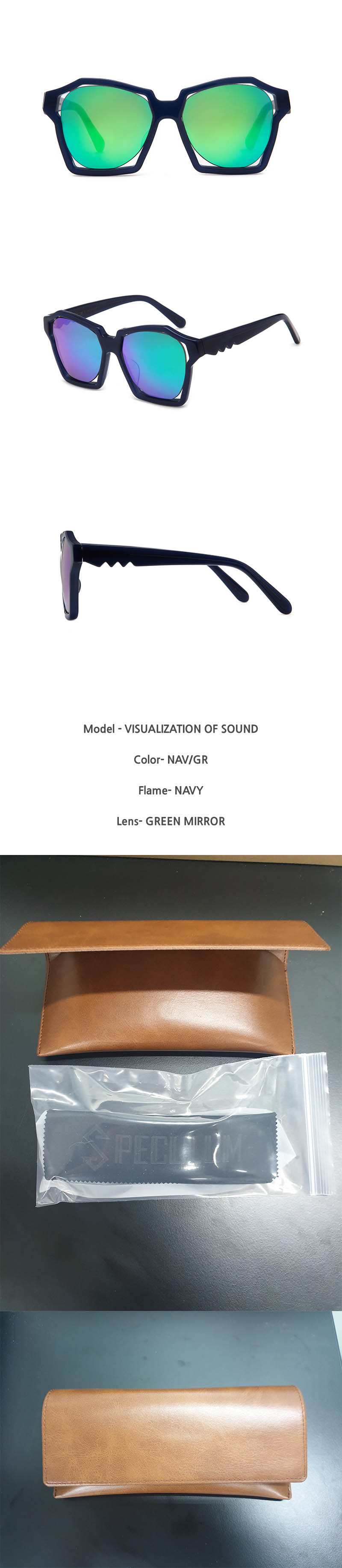 스페쿨룸 선글라스 VISUALIZATION OF SOUND NAV/GR 상세이미지