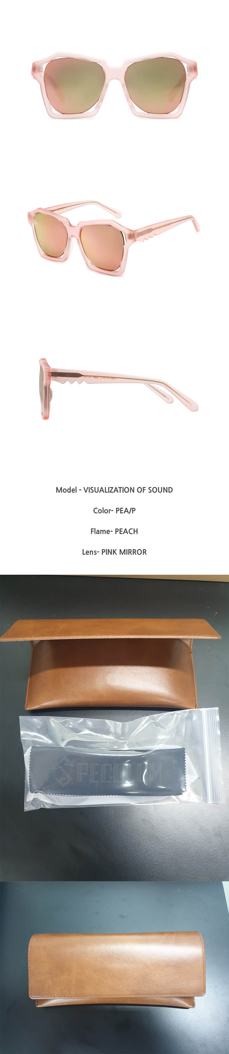 스페쿨룸 선글라스 VISUALIZATION OF SOUND PEA/P 상세이미지