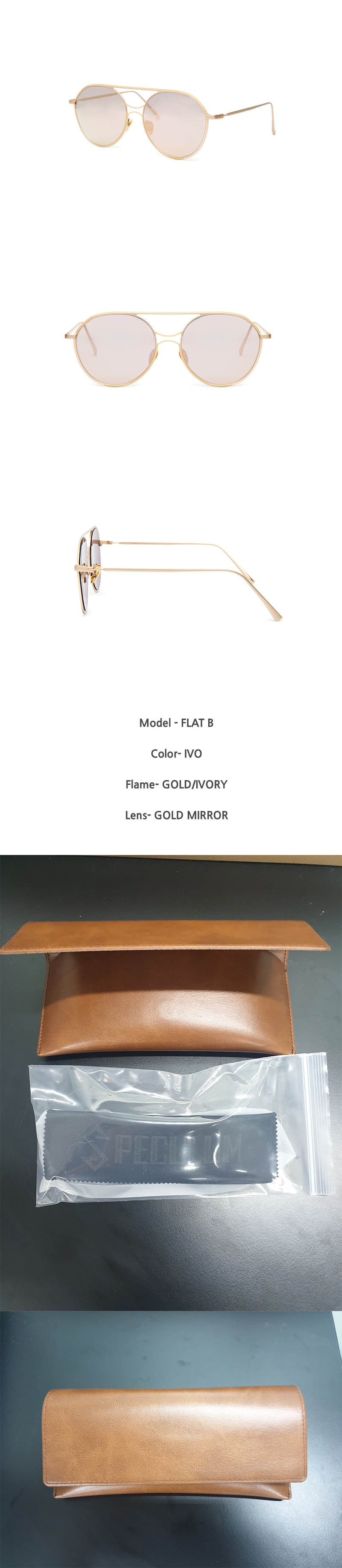 스페쿨룸 선글라스 FLAT B IVO 상세이미지