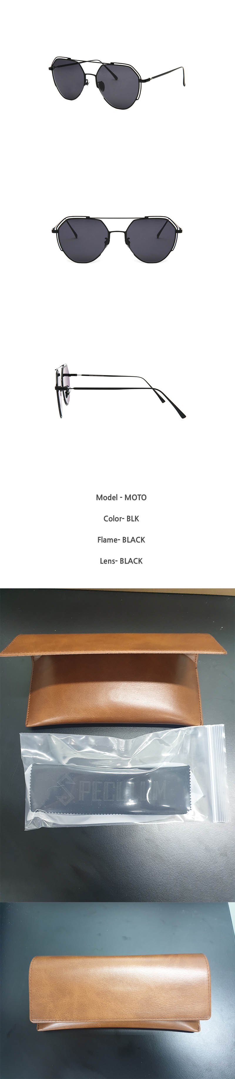 스페쿨룸 선글라스 MOTO BLK 상세이미지