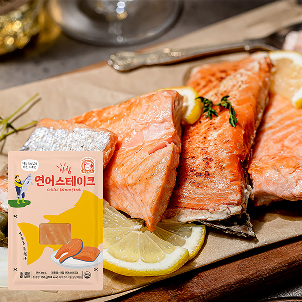 바로드숑 아침 연어스테이크 100g x 5팩 상세이미지