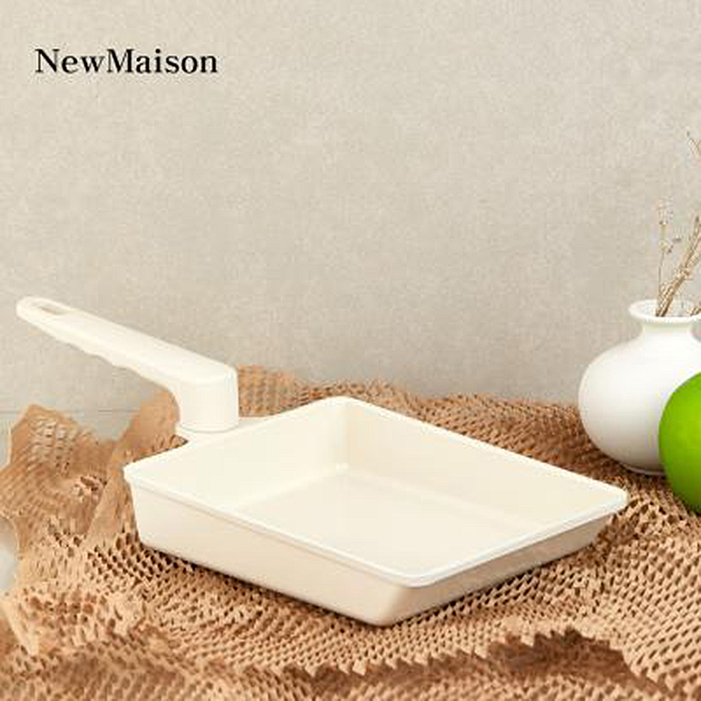 뉴메이슨 세라믹코팅 IH 사각 에그롤팬 상세이미지