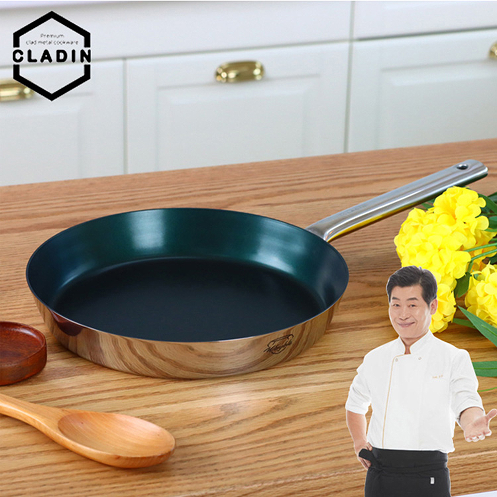 클래딘 이연복셰프 웨이블 스테인레스 후라이팬 28cm 상세이미지