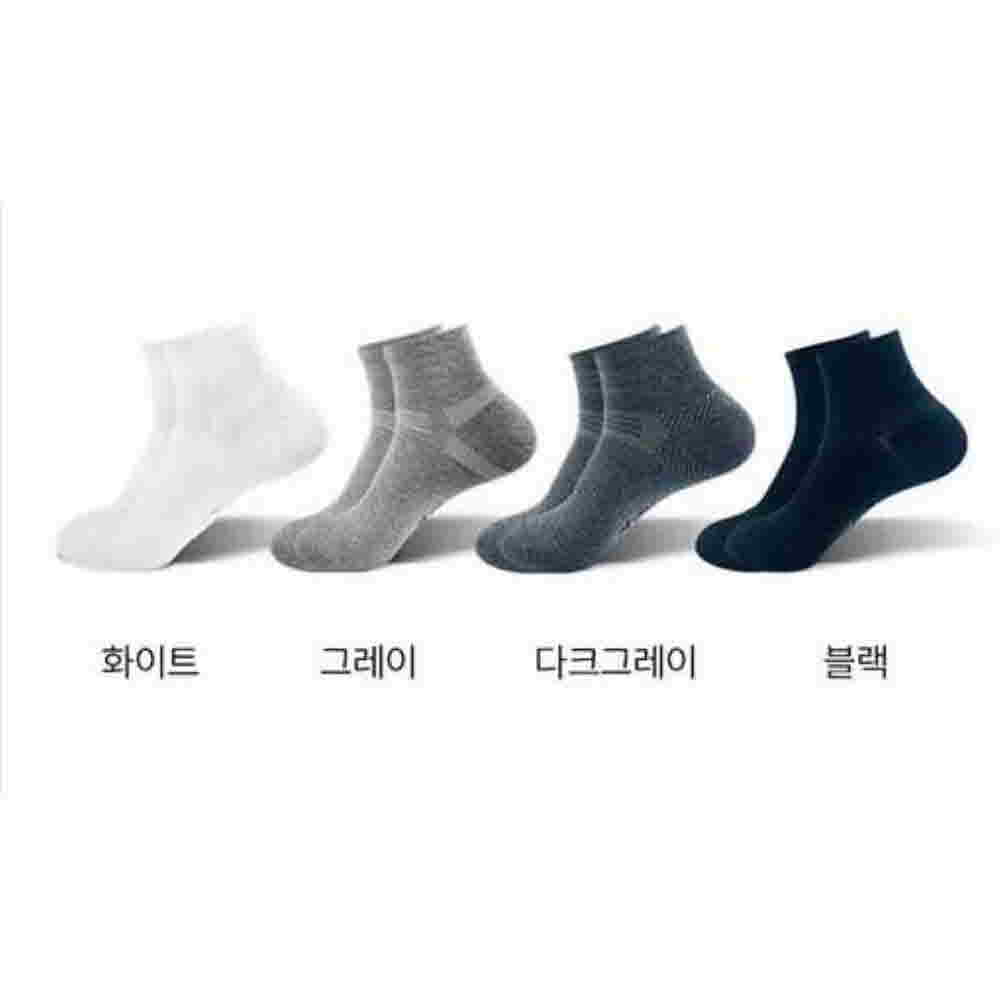 폴턴 V존캐주얼양말 남성 단목4켤레 상세이미지