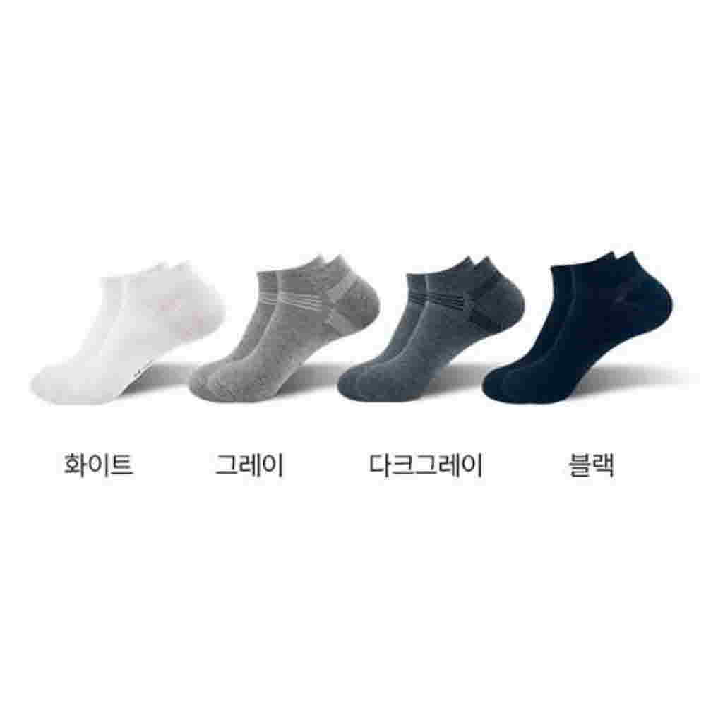 폴턴 V존캐주얼양말 남성 스니커즈4켤레 상세이미지