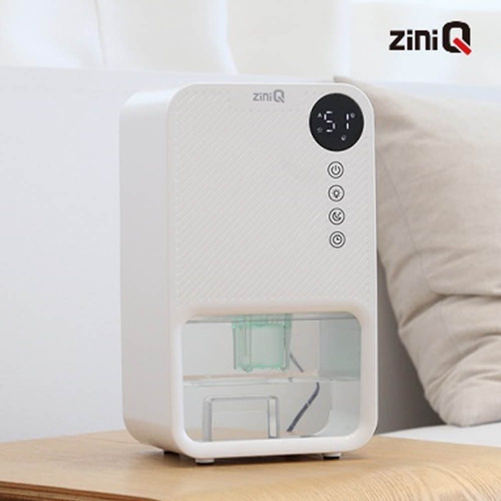 지니큐 ZQ-DH1100L 1100mL 미니 제습기 원룸 욕실 화장실 옷장 습기제거 자동만수 장치 펠티어기술 적용 상세이미지