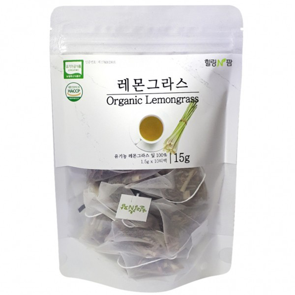 힐링앤팜 유기농 레몬그라스 1.5gx10t 상세이미지