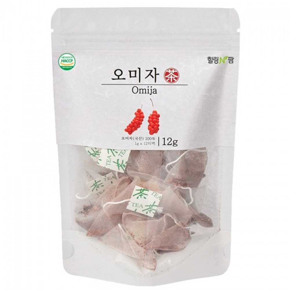 힐링앤팜 오미자차 1gx12t 상세이미지