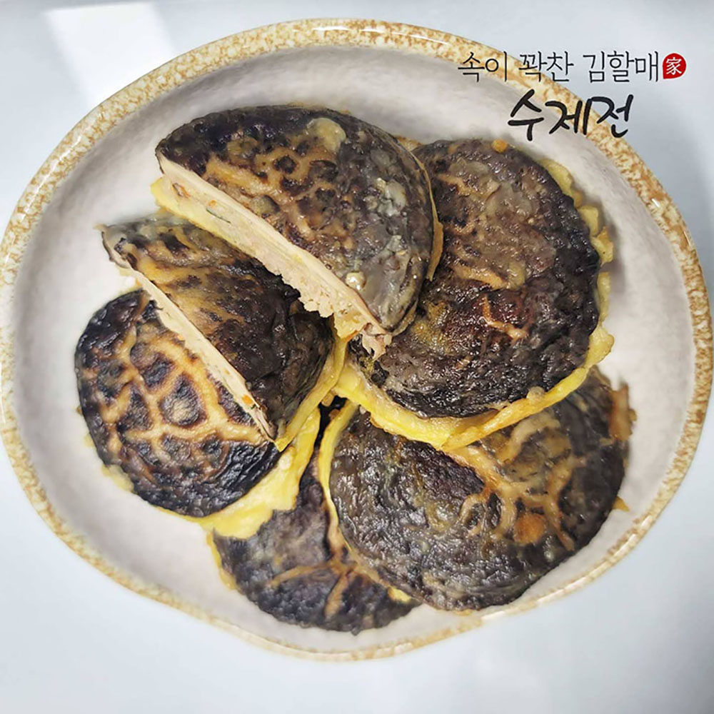 속이 꽉 찬 김할매 수제전 표고버섯전 200g 1팩 상세이미지