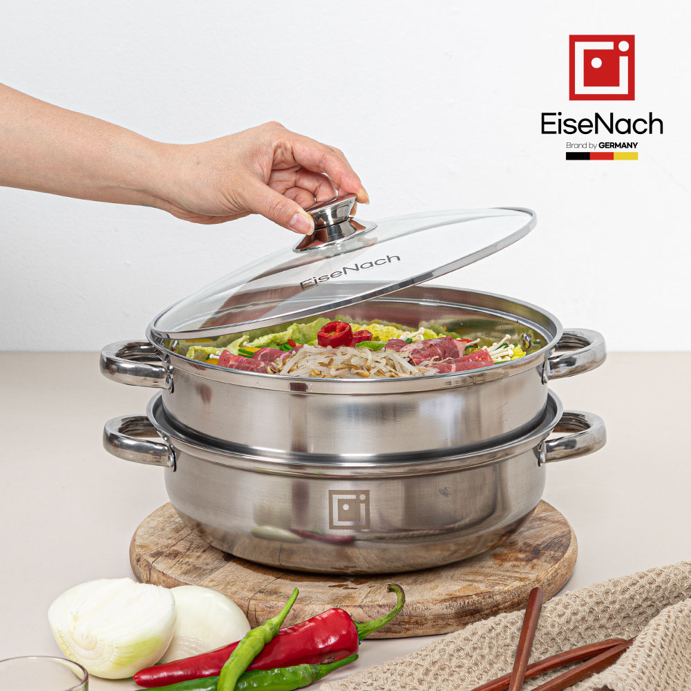 아이제나흐(EiseNach) 에센 스테인레스 28cm 2단 찜솥 상세이미지