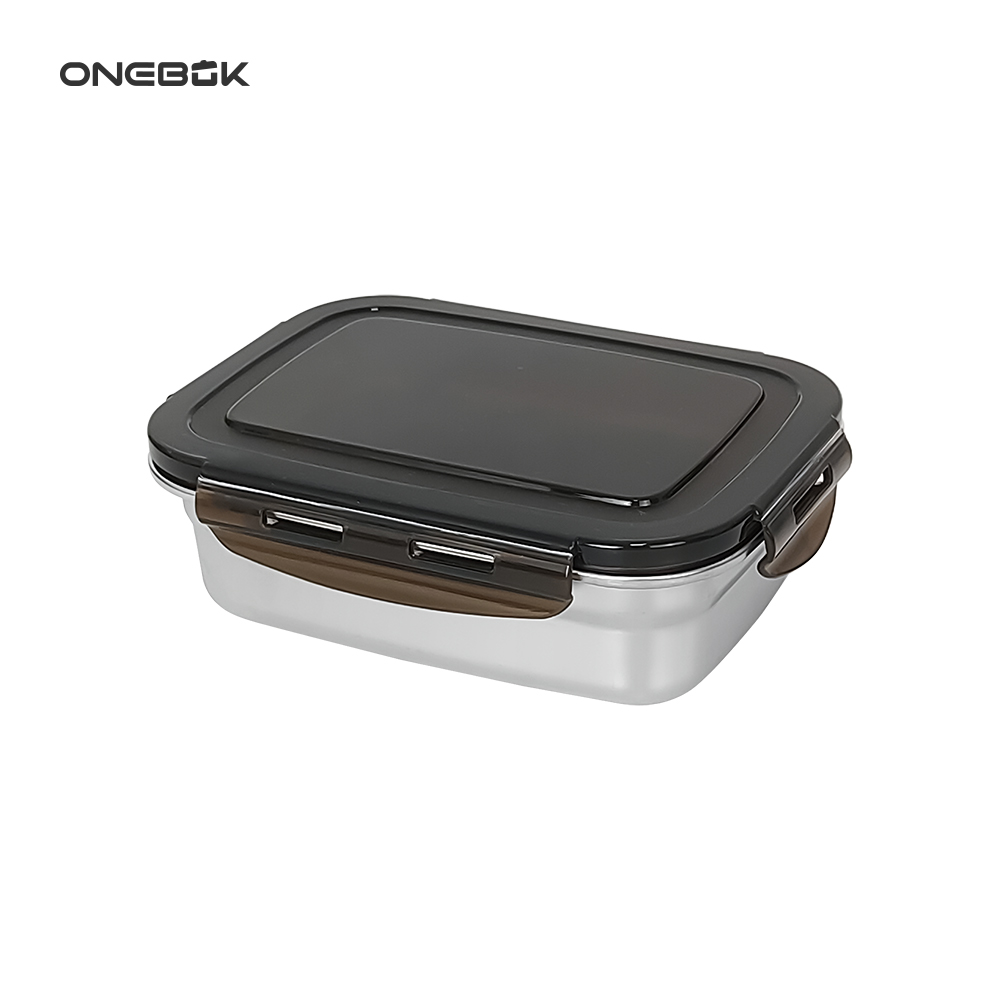 ONEBOK 스테인레스 밀폐용기 직사각형 550ml 상세이미지