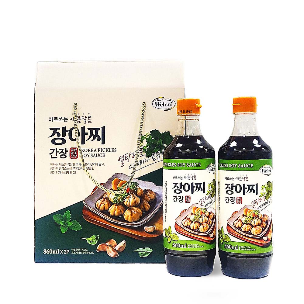 바로쓰는 장아찌 간장 2p (860ml 2개) 상세이미지