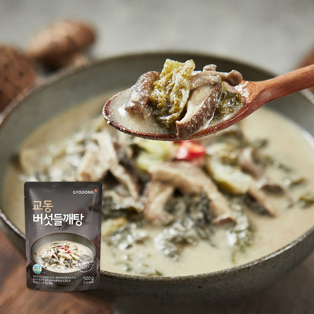 교동 버섯들깨탕 500g 5팩 상세이미지