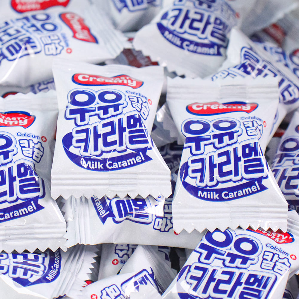 우유칼슘카라멜 1봉 상세이미지