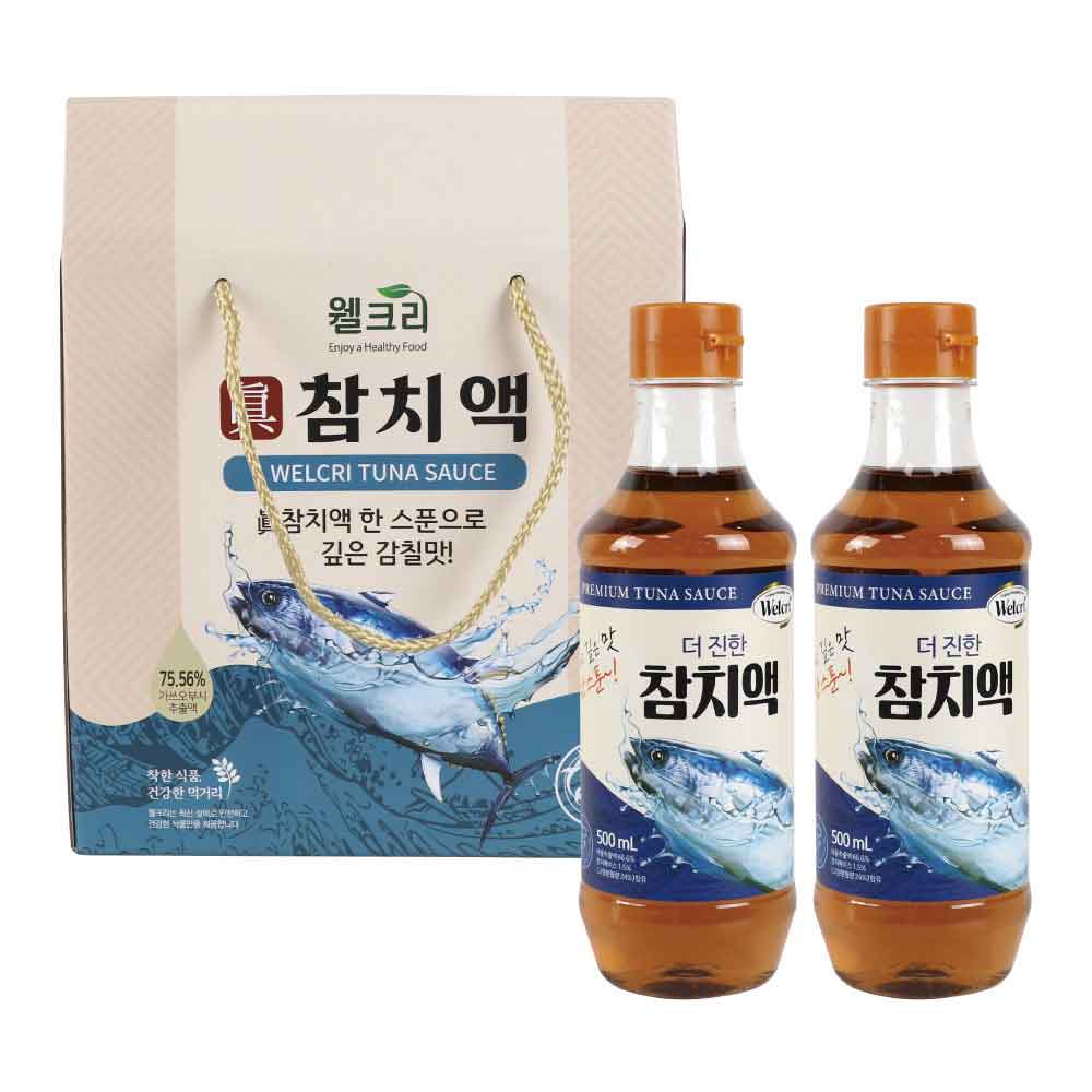 웰크리 더 진한 참치액 500ml*2 상세이미지